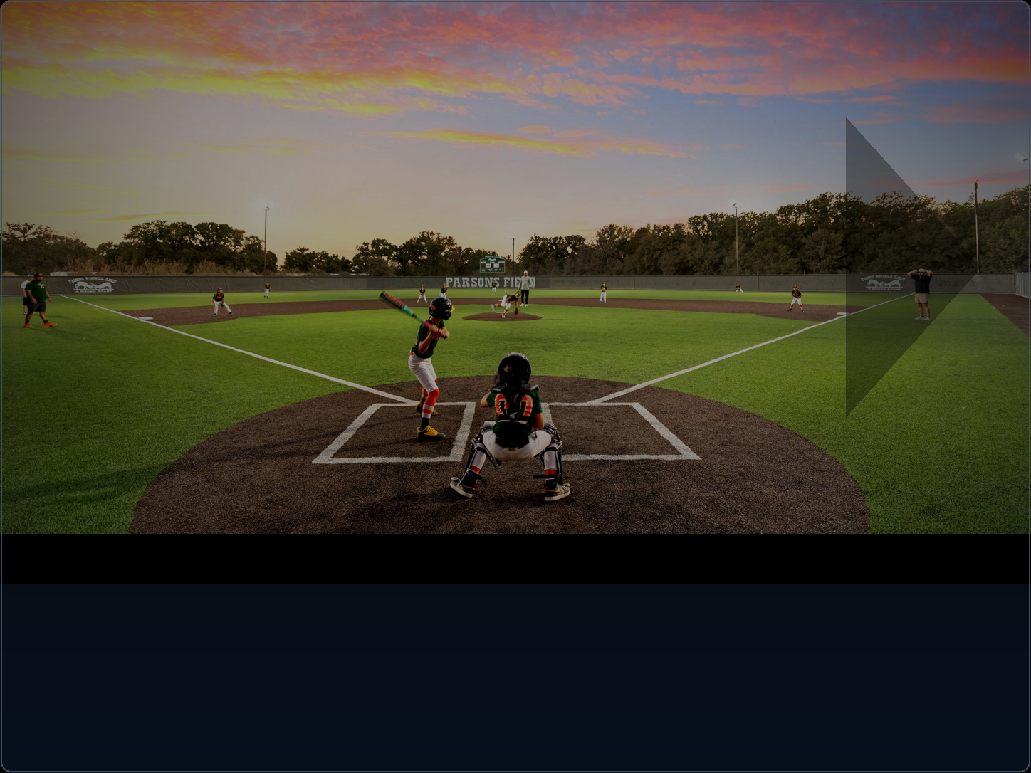 World class little league baseball at Parsons Sports Ranch